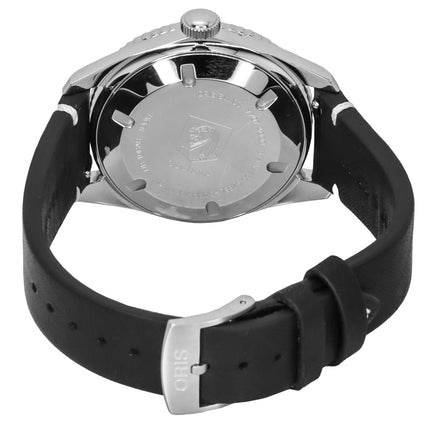 Reloj Oris Social Club Singapore con correa de piel y esfera blanca, automático, 01-733-7707-4051-OSC-SGP-Set 100M, para hombre