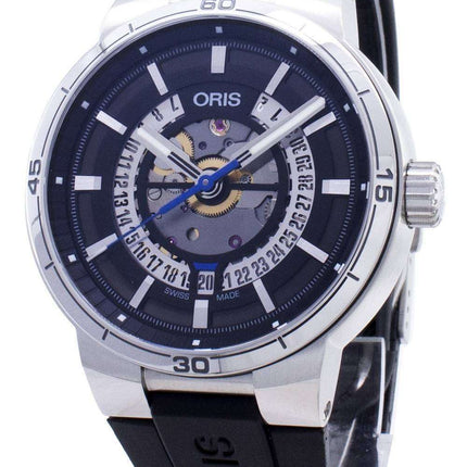 Oris TT1 Fecha del motor 01 733 7752 4124-07 4 24 06FC 01-733-7752-4124-07-4-24-06FC Reloj automático para hombres