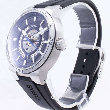 Oris TT1 Fecha del motor 01 733 7752 4124-07 4 24 06FC 01-733-7752-4124-07-4-24-06FC Reloj automático para hombres