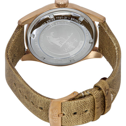 Reloj Oris Big Crown Father Time Edición Limitada Automático con Esfera Blanca 01-754-7741-3161-Set para Hombre con Brazalete Adicional