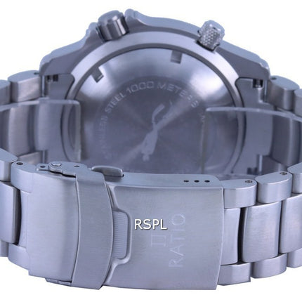 Ratio FreeDiver Helium Safe 1000M Dial naranja Acero inoxidable AutomÃ¡tico 1066KE26-33VA-ORG Reloj para hombre
