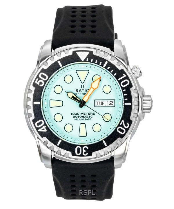 Reloj automático Ratio FreeDiver Helium-Safe 1000M Zafiro 1068HA90-34VA-IBLU para hombre