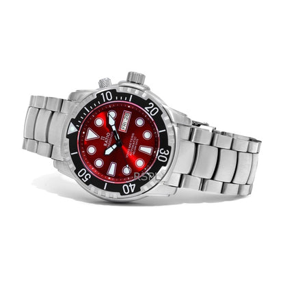 Ratio Free Diver Helium-Safe 1000M Sapphire Automatic 1068HA96-34VA-RED Reloj para hombre