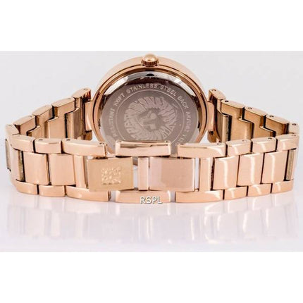 Anne Klein Diamond Accents Borgoña Dial Cuarzo 1362BYRG 100M Reloj para mujer