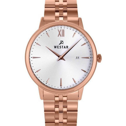 Reloj Westar Profile de acero inoxidable con esfera plateada y cuarzo 50215PPN607 para hombre