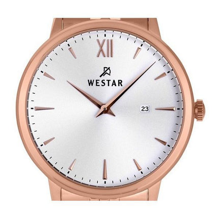 Reloj Westar Profile de acero inoxidable con esfera plateada y cuarzo 50215PPN607 para hombre
