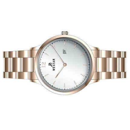 Reloj Westar Profile de acero inoxidable con esfera plateada y cuarzo 50218PPN607 para hombre