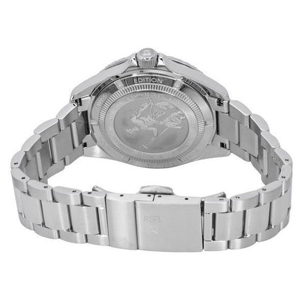 Reloj Edox Neptunian Grande Reserve Date con esfera verde y automático Diver's 80801 3VM VDN 300M para hombre
