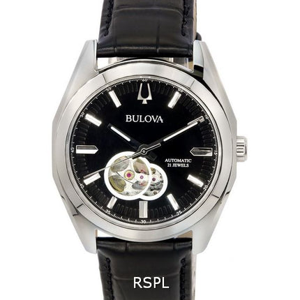 Bulova Marine Star Open Heart Blue Dial Automatic Diver's 96A291 200M Reloj para hombre