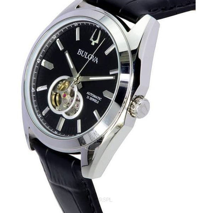 Bulova Marine Star Open Heart Blue Dial Automatic Diver's 96A291 200M Reloj para hombre