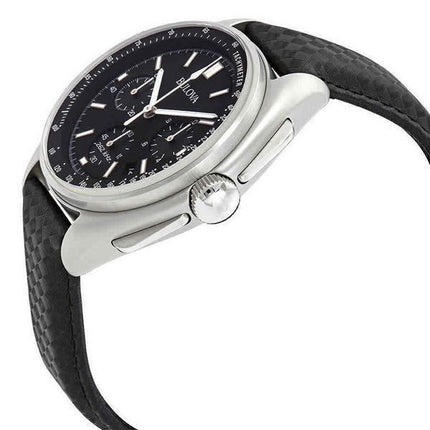 Bulova Edición especial Moon Apollo Lunar Pilot Cronógrafo Esfera negra Cuarzo 96B251 Reloj para hombre