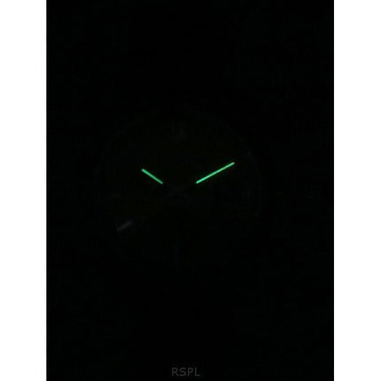 Reloj Bulova Surveyor con correa de cuero y esfera verde automático 96B427 para hombre