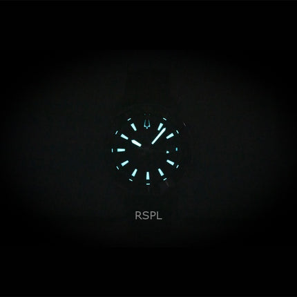 Reloj de buceo Bulova Marine Star Precisionist de cuarzo con correa de silicona y esfera negra 96B432 200M para hombre