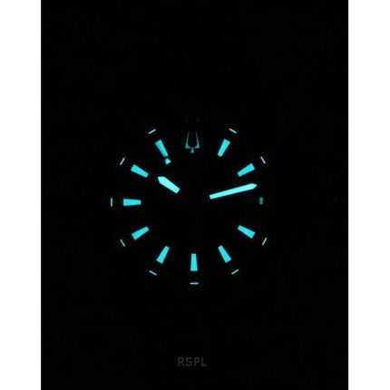 Reloj para hombre Bulova Marine Star Precisionist de acero inoxidable con esfera azul y cuarzo Diver's 96B433 200M