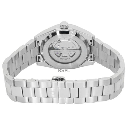 Reloj Bulova Surveyor automático azul de acero inoxidable 96B436 para hombre