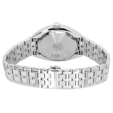 Reloj Bulova Jet Star para hombre, modelo 96B472, de acero inoxidable, esfera gris y movimiento de cuarzo.