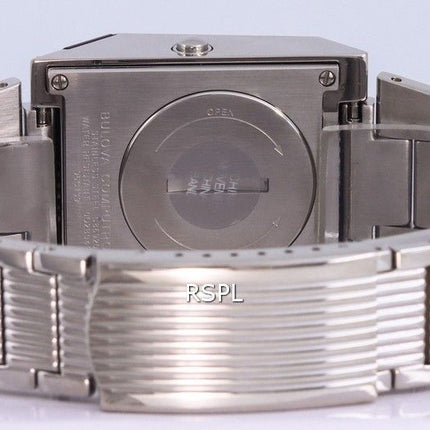 Bulova Computron Archive Series Acero inoxidable Dial azul Cuarzo 96C139 Reloj para hombre