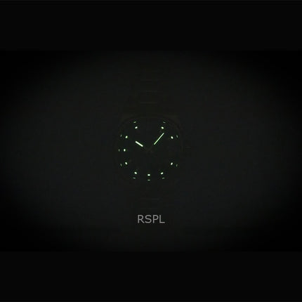 Reloj Bulova Super Seville de acero inoxidable en tono dorado con esfera verde de cuarzo 97B237 para hombre
