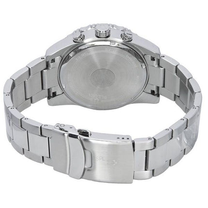 Bulova Essentials Cronógrafo Acero inoxidable Esfera azul Cuarzo 98A209 100M Reloj para hombre