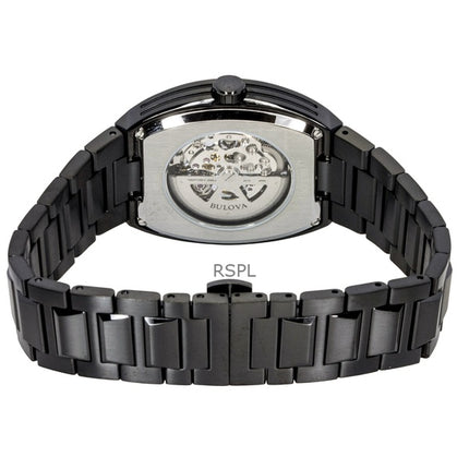 Reloj automático Bulova Maquina de acero inoxidable con esfera semiesqueleto multicolor 98A320 para hombre