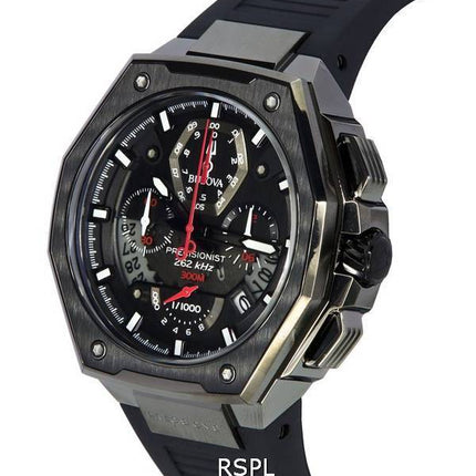 Bulova Precisionist X Cronógrafo Esfera negra Cuarzo Diver's 98B358 300M Reloj para hombre