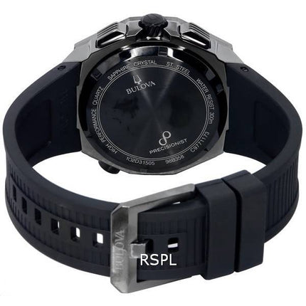 Bulova Precisionist X Cronógrafo Esfera negra Cuarzo Diver's 98B358 300M Reloj para hombre