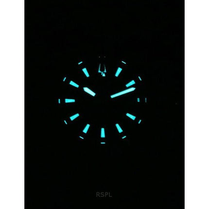 Reloj para hombre Bulova Marine Star con correa de silicona negra y esfera marrón Precisionist Quartz Diver's 200M 98B421