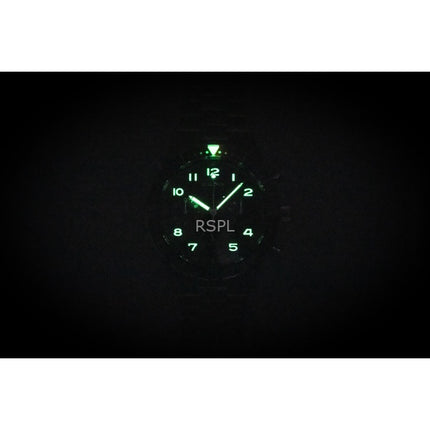 Reloj de buceo Bulova Marine Star Heritage Special Edition con cronógrafo de cuarzo y esfera negra 98B451 200M para hombre