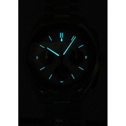 Bulova Lunar Pilot Archive Series Edición especial Cronógrafo Esfera plateada Cuarzo 98K112 Reloj para hombre con correa adicion