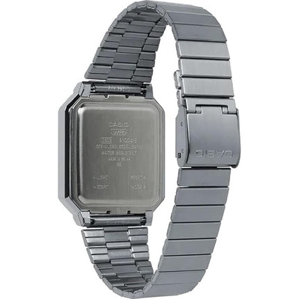 Reloj Casio Vintage Digital de acero inoxidable A100WE-1A A100WE-1 para hombre