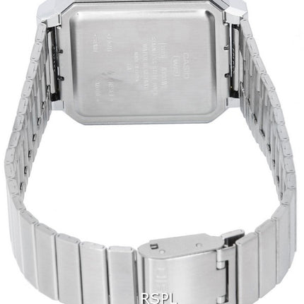 Casio Vintage Digital acero inoxidable cuarzo A100WE-7B A100WE-7B reloj unisex