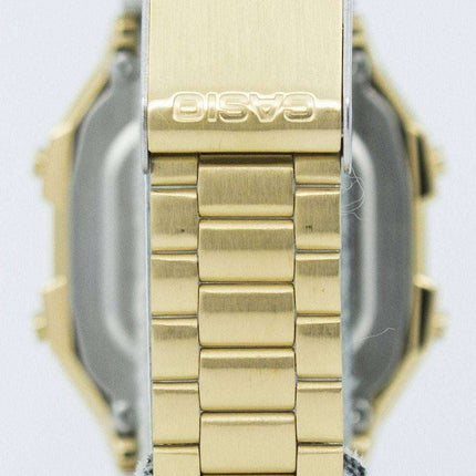 Reloj Casio Digital alarma cronógrafo doble tiempo A178WGA-1ADF A178WGA-1A hombres de acero inoxidable de