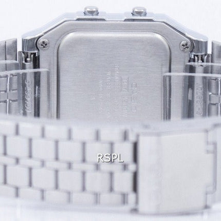 Reloj Casio alarma mundial tiempo Digital A500WA-7DF hombres