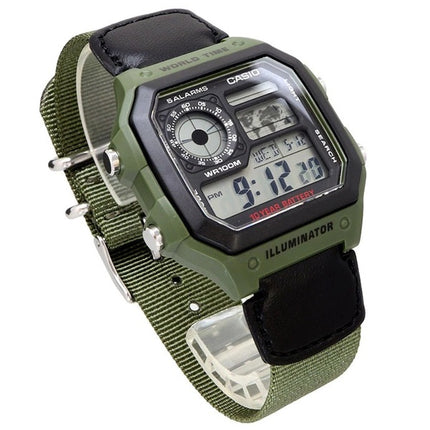 Reloj Casio World Time Alarm Digital AE-1200WHB-3BV AE1200WHB-3BV para hombre