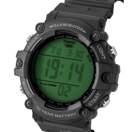 Reloj Casio AE-1500WHC-1AV de cuarzo con correa de resina digital multifuncional para hombre, 100 m