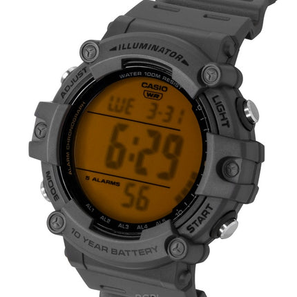 Reloj Casio AE-1500WHC-8AV de cuarzo con correa de resina digital multifuncional para hombre, 100 m
