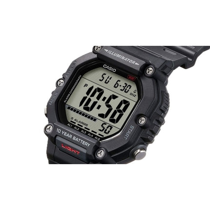 Reloj Casio AE-1600H-1AV de cuarzo con correa de resina digital, 100 m, para hombre