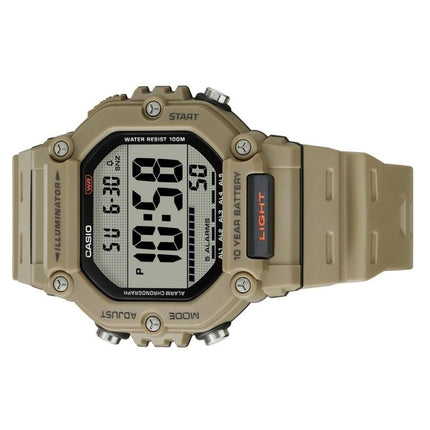 Reloj Casio AE-1600H-5AV de cuarzo con correa de resina digital, 100 m, para hombre
