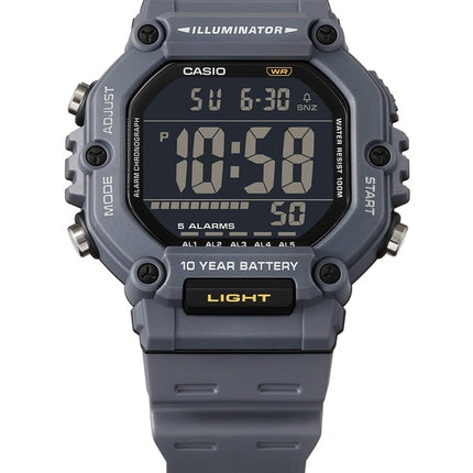 Reloj Casio AE-1600H-8BV de cuarzo con correa de resina digital, 100 m, para hombre