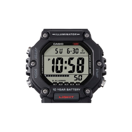 Reloj Casio AE-1600H-8BV de cuarzo con correa de resina digital, 100 m, para hombre