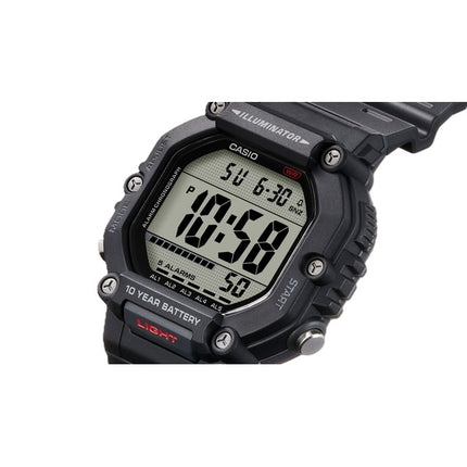 Reloj Casio AE-1600H-8BV de cuarzo con correa de resina digital, 100 m, para hombre