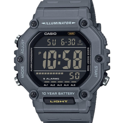 Reloj Casio AE-1600H-8BV de cuarzo con correa de resina digital, 100 m, para hombre