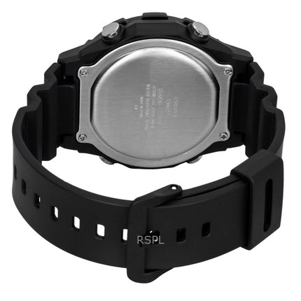 Reloj Casio AE-1700H-1A2V de cuarzo con bisel Pepsi y correa de resina digital multifuncional para hombre, 100 m
