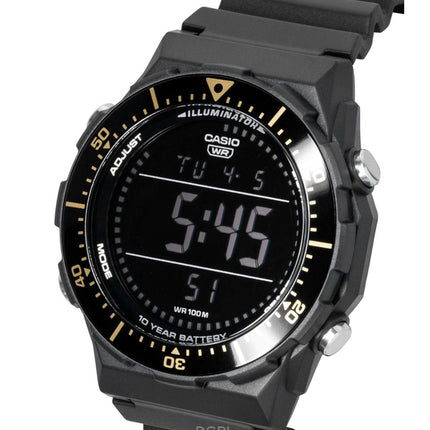 Reloj Casio AE-1700H-1BV de cuarzo con correa de resina digital multifuncional para hombre, 100 m