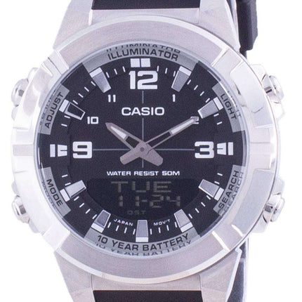 Reloj Casio Analog Digital World Time Resin Strap AMW-870-1A AMW870-1 para hombre