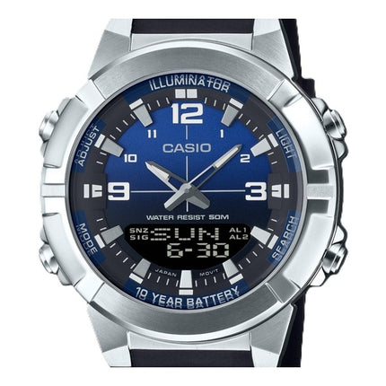 Reloj Casio AMW-870A-2AV analógico digital con correa de resina y esfera azul para hombre