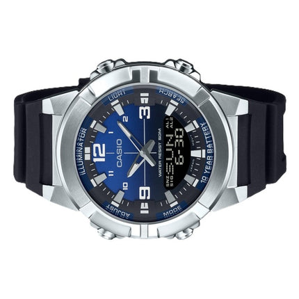 Reloj Casio AMW-870A-2AV analógico digital con correa de resina y esfera azul para hombre