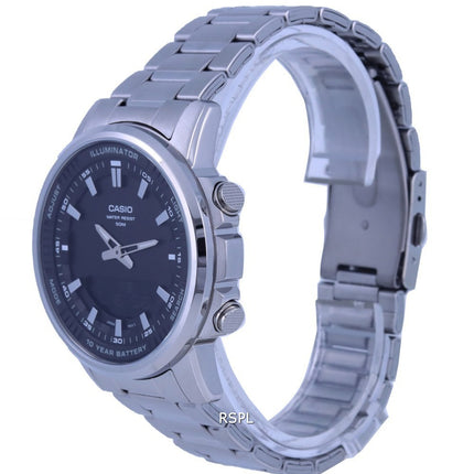 Reloj para hombre Casio Enticer World Time Telememo analógico digital AMW-880D-1A AMW880D-1