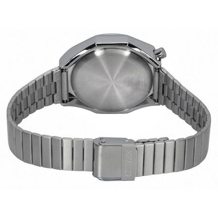 Reloj Citizen Tsuno Bull Head Cronógrafo de acero inoxidable con esfera negra de cuarzo AN3700-54E para hombre