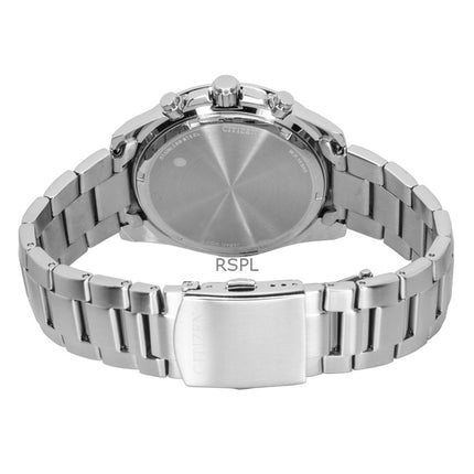 Reloj Citizen Cronógrafo de acero inoxidable con esfera azul de cuarzo AN8230-59L 100M para hombre